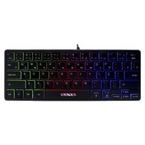 Teclado Gamer Satellite AK-871 RGB / Portugues - Preto
