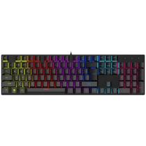 Teclado Gamer Satellite GK-31 King Fight RGB Mecanico com Fio Preto - (Ingles)
