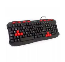 Teclado Gamer Seisa DN-D236 Multimídia USB