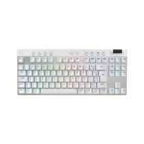 Teclado Gamer Sem Fio Logitech G Pro X com design TKL, Layout US, RGB LIGHTSYNC e Switch Exclusivo GX Brown Tactile, Branco - 920-012143