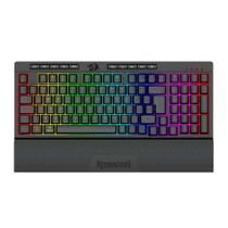 Teclado Gamer sem Fio Redragon Shiva Pro 98 - 2.4GHz - RGB - Apoio de Pulso - Preto - K515RGB-PRO PT Teclado Gamer sem Fio Redragon Shiva Pro 98 - 2.4GHz - RGB - Apoio de Pulso - Preto - K515RGB-PRO PT