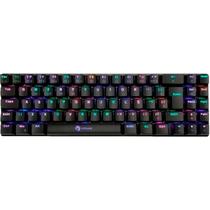 Teclado Gamer Sem Fio RGB 3 em 1 Krab KBMGK50 Inferno - Vermelho - Layout Português