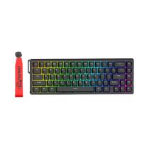 Teclado Gamer Sem Fio RGB Com Switch Magnético, 3 Modos (Bluetooth, Com Fio, 2.4G), Gatilho Rápido, Teclado Gamer Sem Fio RGB Com Switch Magnético, 3 Modos (Bluetooth, Com Fio, 2.4G), Gatilho Rápido,
