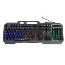 Teclado Gamer Semi Mecânico Com Led Rgb Abnt Usb Pc Computador