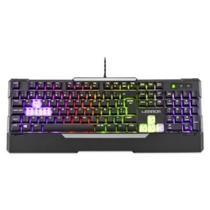 Teclado Gamer semi mecânico preto USB Warrior - Multilaser