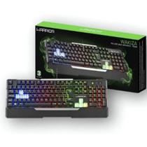 Teclado gamer semi mecanico rainbow warrior wakiza tc208