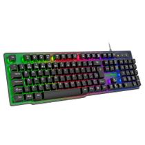 Teclado Gamer Semi Mecânico Rgb Usb Naja Viper Pro V1408 - Vivensis