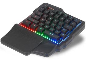 Teclado Gamer Semi Mecânico Single Hand Uma Mão Usb Rgb Pc Teclado Gamer Semi Mecânico Single Hand Uma Mão Usb Rgb Pc