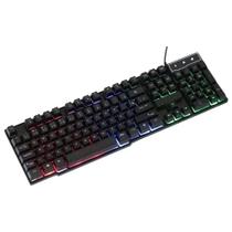 Teclado Gamer Semi Mecânico USB LED RGB Antighost Iluminado Abnt2 Computador PC Notebook Teclado Gamer Semi Mecânico USB LED RGB Antighost Iluminado Abnt2 Computador PC Notebook