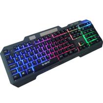 Teclado Gamer Semi Mecânico Usb Rgb Pc Computador Videogame - B-Max