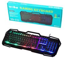 Teclado Gamer Semi-mecânico Wb-539 Preto - Weibo