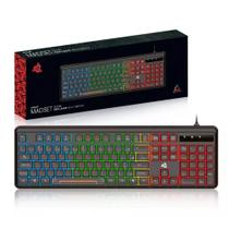 Teclado Gamer Silencioso Led Rgb Usb Pc Notebook Video Game - Knup Teclado Gamer Silencioso Led Rgb Usb Pc Notebook Video Game - Knup