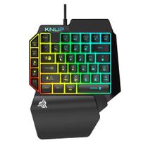 Teclado Gamer Single Hand KP-TE133 Rainbow Chroma