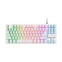 Teclado Gamer Trust GXT 833W Thado, Branco, USB, US - 24737