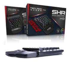 Teclado Gamer Uma Mão Semi Mecânico Iluminação RGB Teclado Gamer Uma Mão Semi Mecânico Iluminação RGB