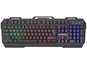 Teclado Gamer USB Argom Combat RGB Preto