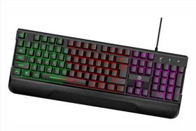 Teclado Gamer Usb Bril-Pc Semi-Mecanico Bpc-K7038
