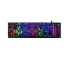 Teclado Gamer USB Evus TC-11B Jellybeans Preto Led Cabo 1,8m