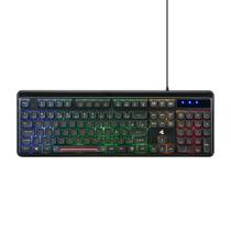 Teclado Gamer USB Knup KP-TE130 LED Retroiluminado Tecla Silenciosa