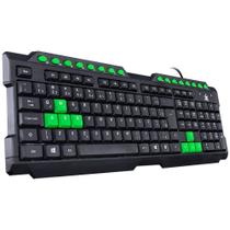 Teclado Gamer Vinik VX Gaming Dragon V2, ABNT2, Preto e Verde- GT104 Teclado Gamer Vinik VX Gaming Dragon V2, ABNT2, Preto e Verde- GT104