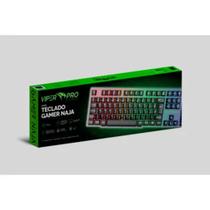 Teclado Gamer Viper Pro Naja Semi Mecânico RGB