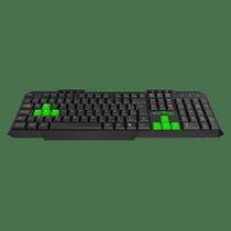 Teclado Gamer Viper Pro Python Membrana ABNT2 USB Preto