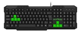 Teclado Gamer Viper Pro Python Membrana Abnt2 Usb Preto
