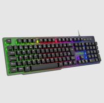 Teclado Gamer Viper PRO Semi Mecanico RGB Naja - 408 Preto Bivolt - Vivensis Tecnologia