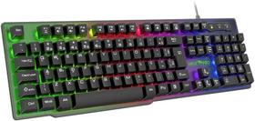 Teclado Gamer Viper PRO Semi Mecanico RGB Naja Preto Bivolt Teclado Gamer Viper PRO Semi Mecanico RGB Naja Preto Bivolt