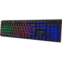 Teclado Gamer Vision Qwerty Português Brasil C/ Luz Rgb 2049 - Vision