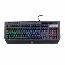 Teclado Gamer VX Gaming Protector ABNT2 Multimidia LED 7 Cores USB com Suporte Smartphone - GT800 - Vinik