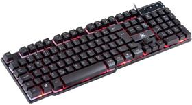 Teclado Gamer Vx Hydra Led Vermelho 107 Teclas+12 Multimidia (com fio)