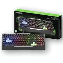 Teclado Gamer Warrior Wakiza Semi Mecânico LED Rainbow - TC208 Teclado Gamer Warrior Wakiza Semi Mecânico LED Rainbow - TC208
