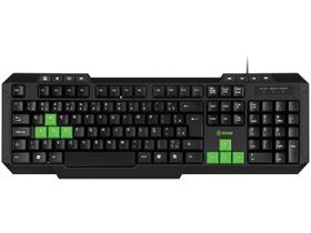 Teclado Gamer XZONE GTB-01 USB ABNT2 - Preto
