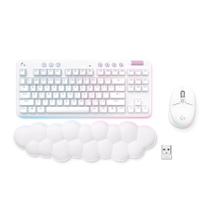 Teclado Gaming Combo Logitech G G715 e mouse tátil G705 branco