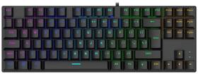Teclado Gaming Satellite GK-51 King Fight RGB Mecanico com Fio Preto - (Ingles)