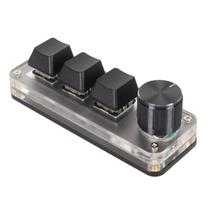 Teclado Heayzoki Mecânico Compacto 3 Teclas com Switch Azul USB-C Teclado Heayzoki Mecânico Compacto 3 Teclas com Switch Azul USB-C