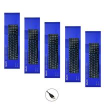 Teclado Home Office Gamer Mult Com Fio TF100 Kit 5