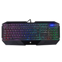 Teclado HP Gamer USB, com LED RGB, Membrana K110 - HP - Hardware Teclado HP Gamer USB, com LED RGB, Membrana K110 - HP - Hardware