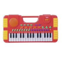 Teclado Infantil 31 Teclas Brinquedo Piano Musical Reproduz e Grava Importway BW104