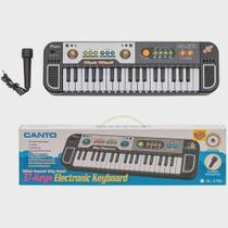 Teclado infantil Canto keyboard play piano - Dm Toys