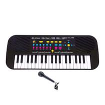 Teclado Infantil Eletrônico Musical Com Microfone 55cm