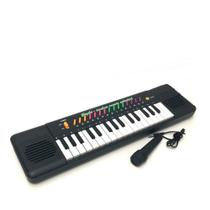 Teclado Infantil Musical 32 Teclas Keys Com Microfone Piano