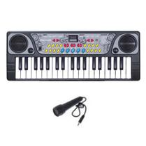 Teclado Infantil Musical 37 Teclas Com Microfone DM Toys