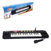 Teclado Infantil Musical com Microfone