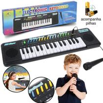 Teclado Infantil Musical eletronico com Microfone