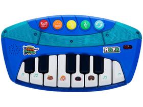 Teclado Infantil Musical Iluminado Power Rockers Fun Teclado Infantil Musical Iluminado Power Rockers Fun
