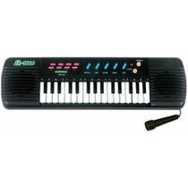 Teclado Infantil Piano Karaoke Microfone Para Crianças