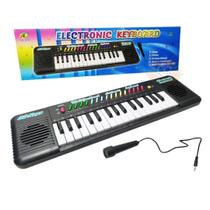 Teclado Infantil Piano Microfone Eletronico Keyboard Mq 2588