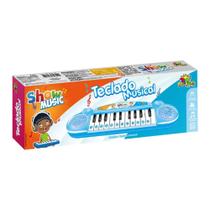 Teclado Infantil Piano Musical 13 Keys Teclas Show Music azul - Diversão para a criança - Art brink